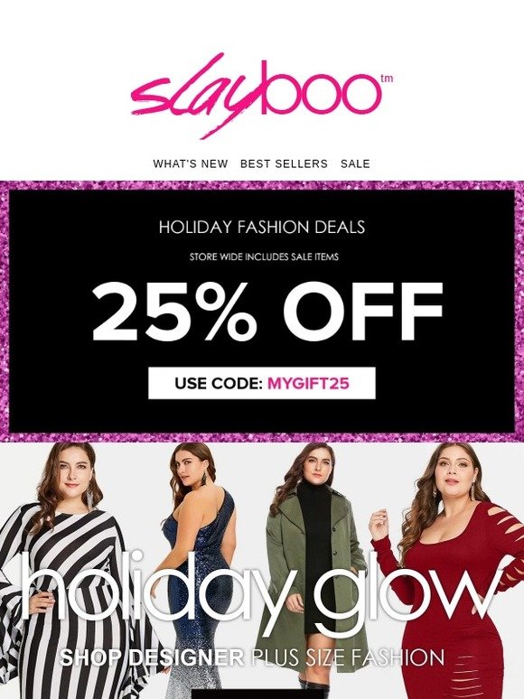 Start your Monday right, New Holiday Dresses + 25% Off Deals 🚨