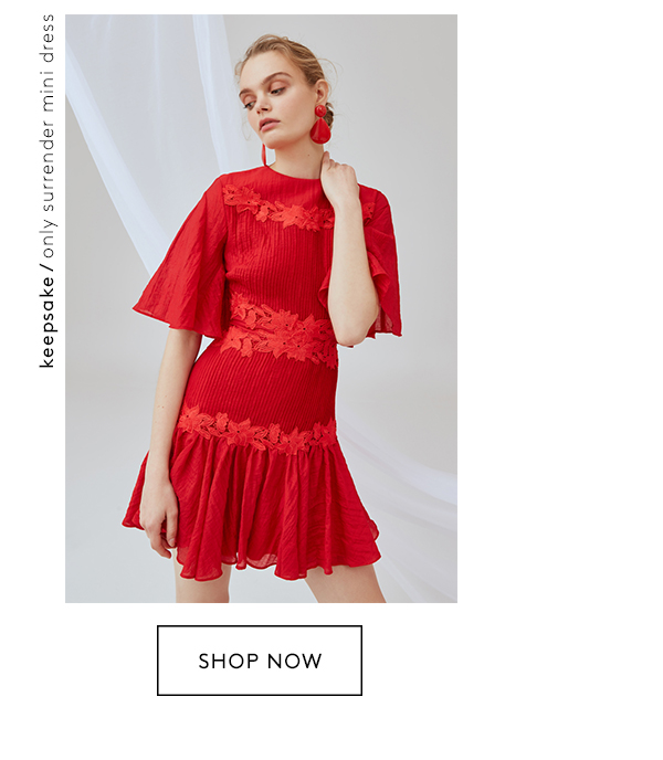 keepsake only surrender mini dress