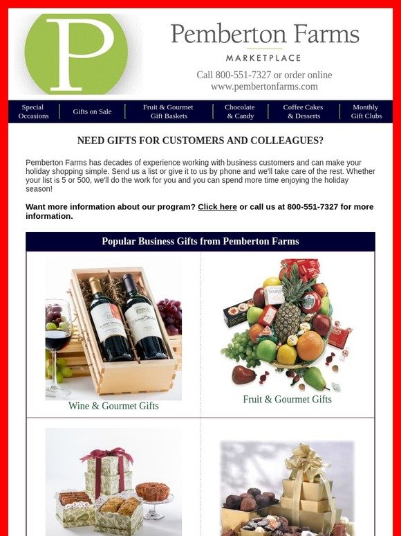 Needs Gifts for Business? There's Still Time!