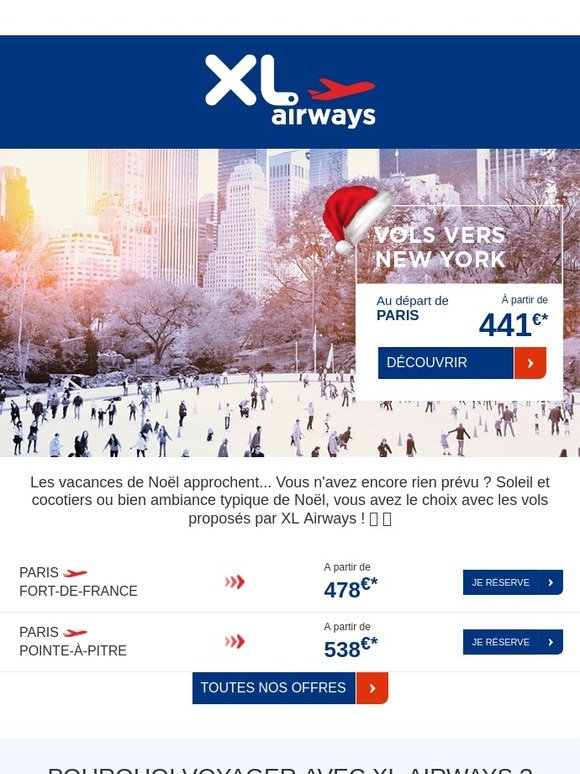 Vivez un Noël féerique à New York dès 441€