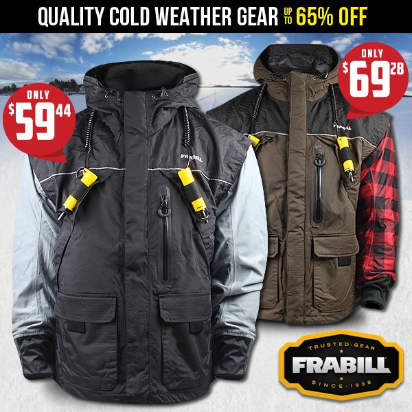 Wing Supply: Ultimate winter gear: Frabill Ice parkas 65% off.