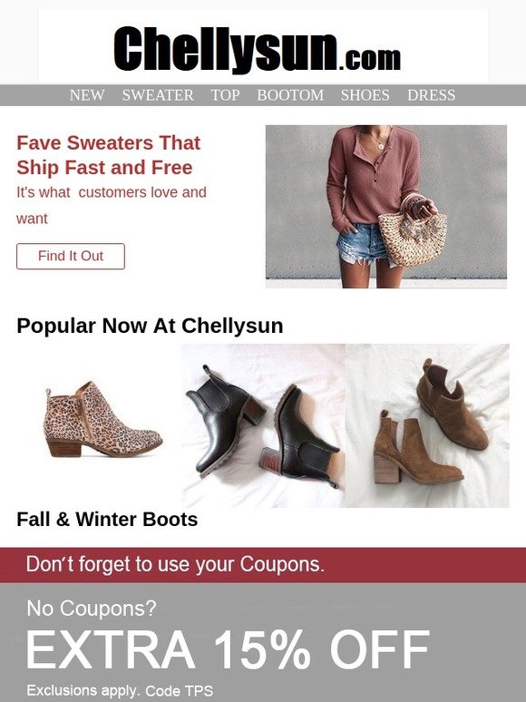 Chellysun boots on sale