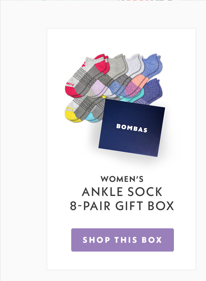 Bombas Sleigh the Holidays Bombas Gift Boxes Milled