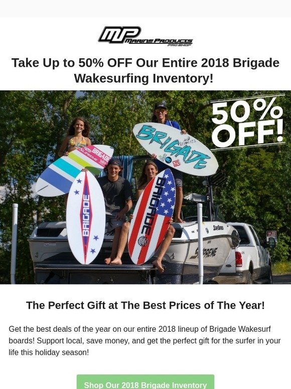 brigade wake surf