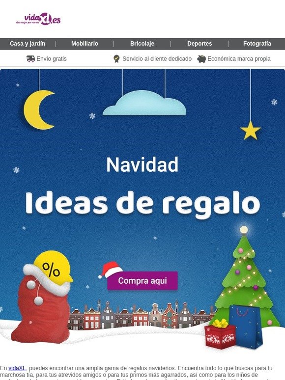 Encuentra tus regalos de Navidad en vidaXL