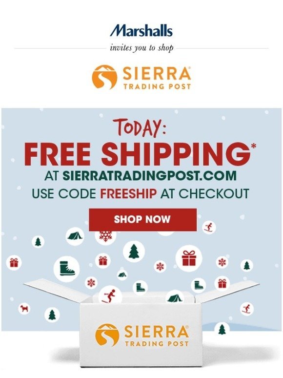 sierra trading post key codes