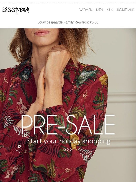 De Pre-Sale is gestart »