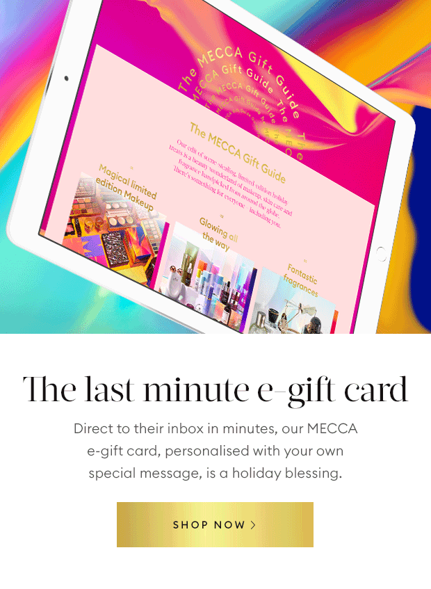The last minute e-gift card