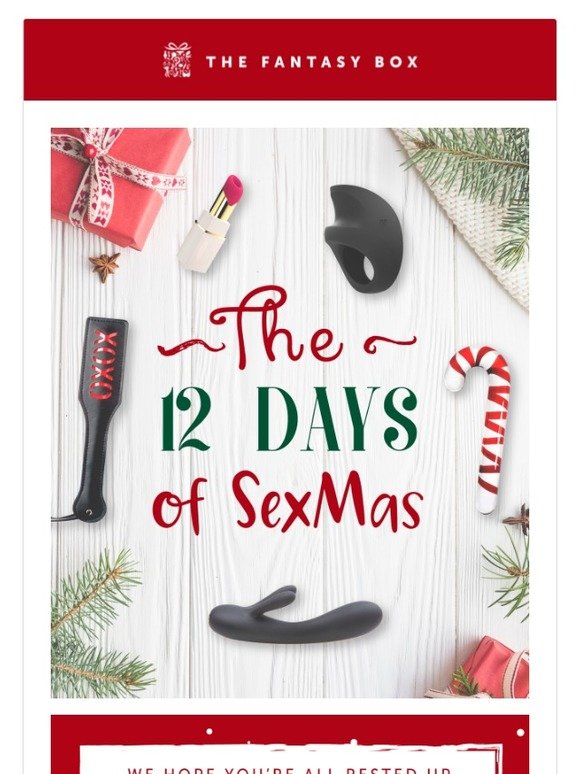 The Fantasy Box The 12 Days Of Sexmas Starts Tomorrow Milled