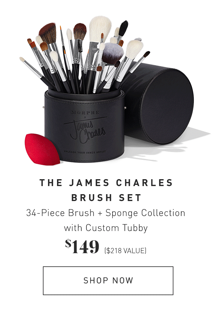 Popular Morphe X James Charles 34 Piece Brushset