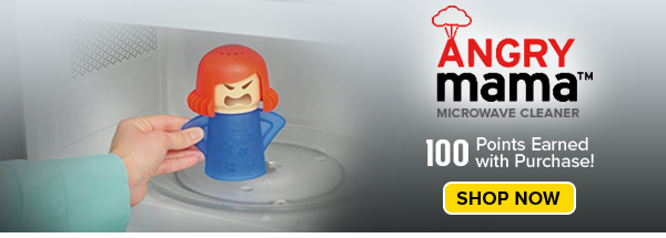 Angry Mama Microwave Oven Cleaner by BulbHead - Just Add Vinegar and Water