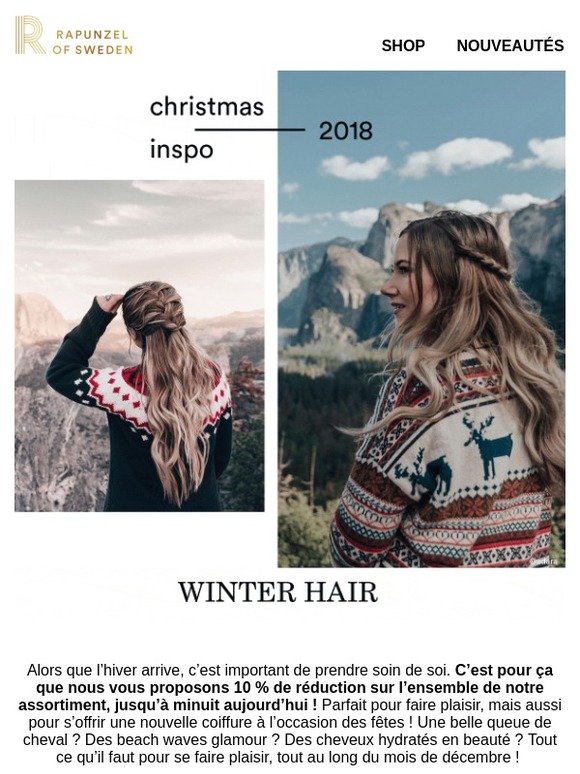 Promotions de Noël ! 10 % sur tout l’assortiment