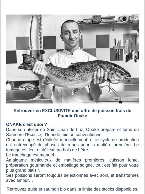 Le saumon frais en exclusivité sur BiPiA