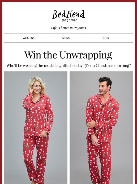bedhead snoopy pajamas