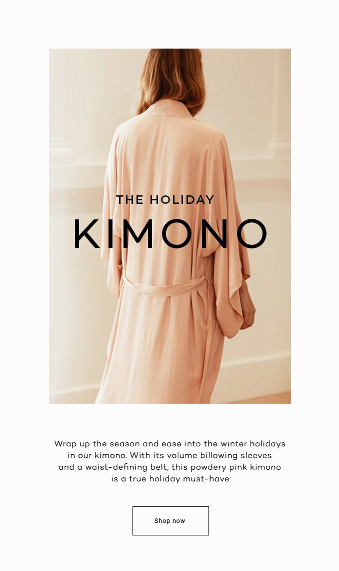 kugle Profeti Glad Malene Birger: Introducing: the holiday kimono | Milled