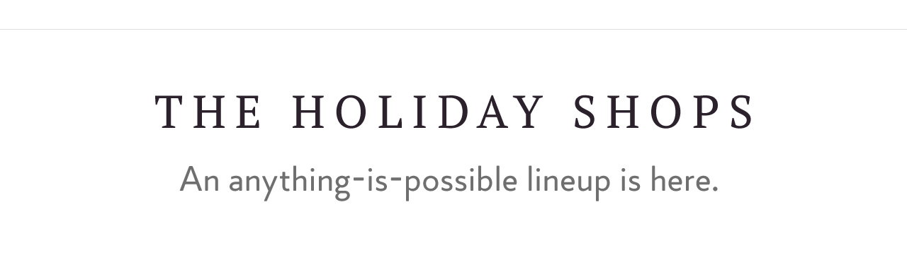 The Holiday Shops