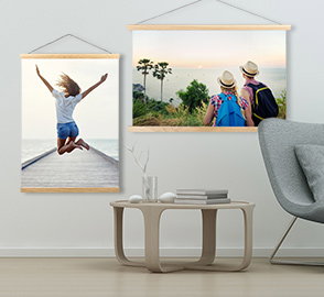 Bilder-Collage mit Posterleiste