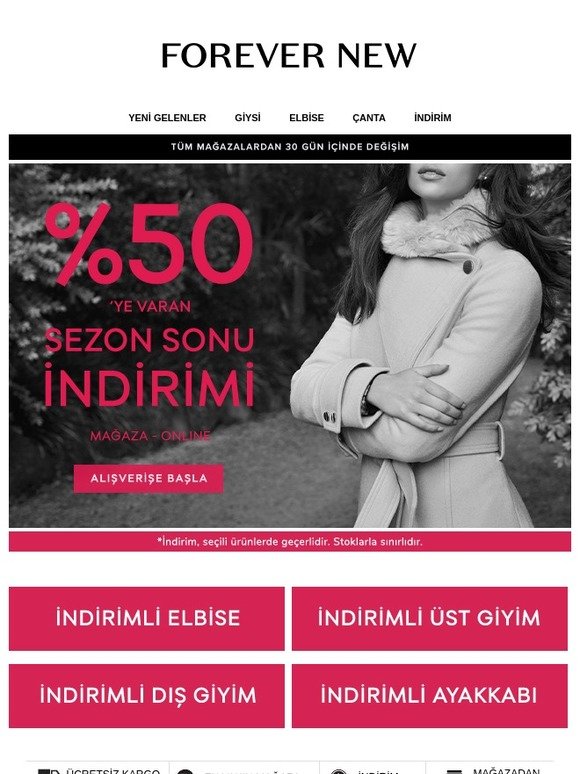 Sezon Sonu İndirimi Başladı!