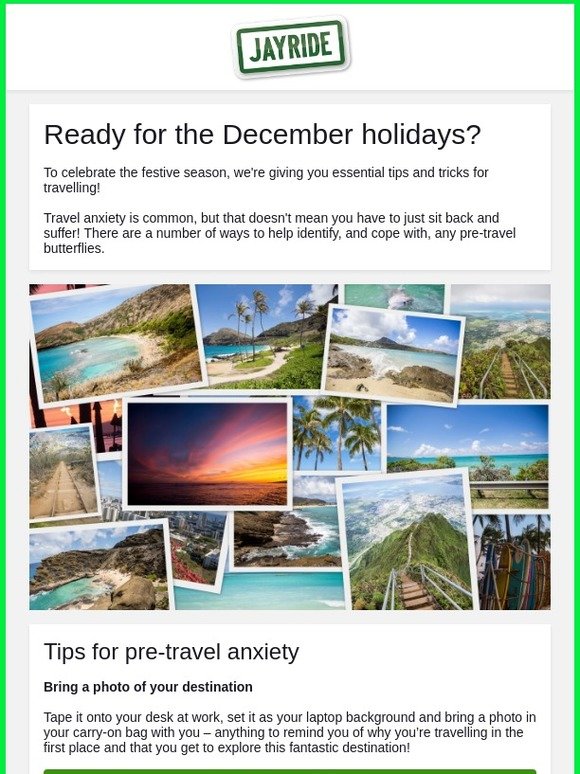 Say goodbye to pre-travel butterflies