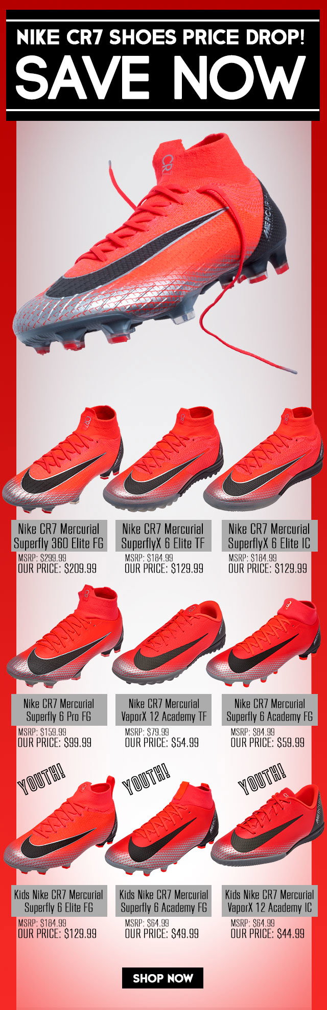 Can't Miss. Nike CR7 Shoes Price Drop 