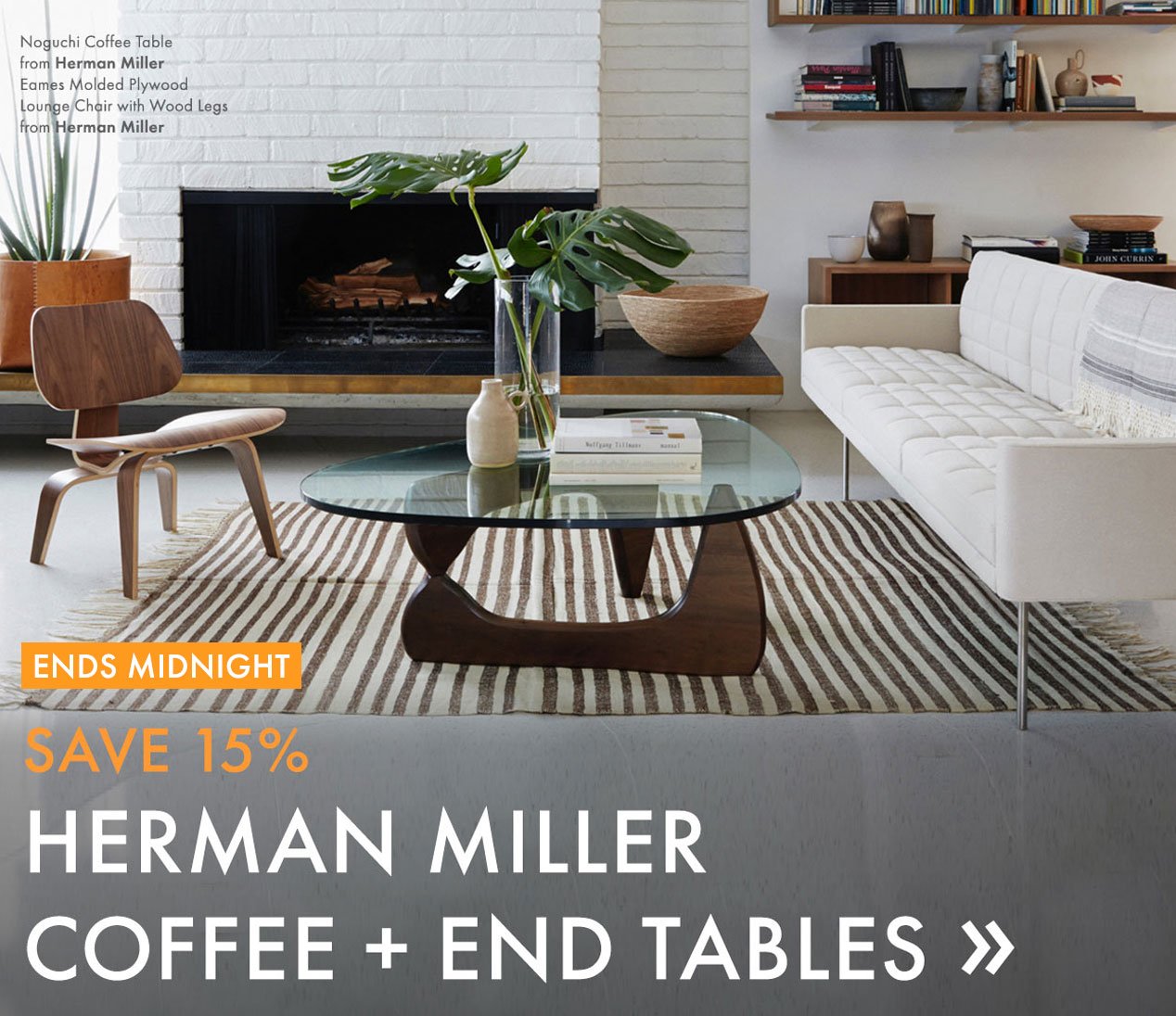 Herman Miller Coffee + End Tables.