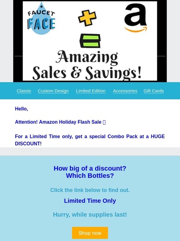 Amazon Flash Sale - Expires TONIGHT 12/10!