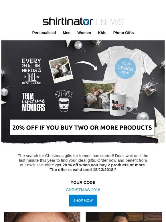 20% off 2 products or more!!!