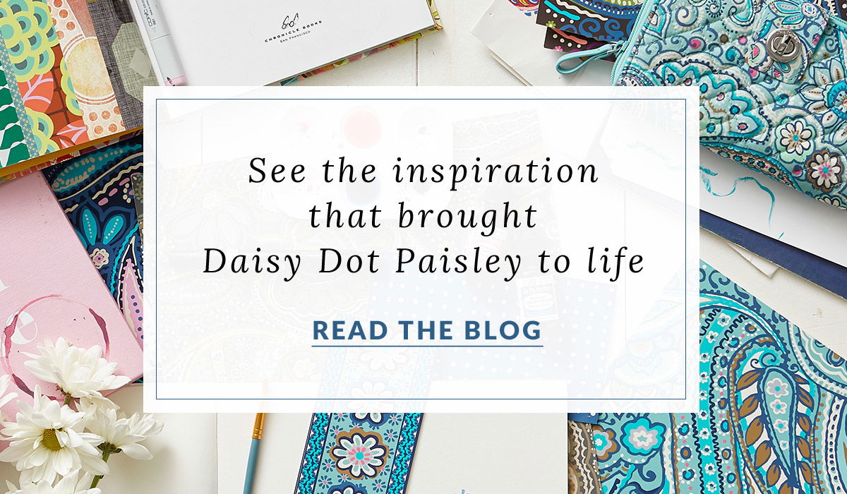 Vera Bradley - The icy blues of Daisy Paisley make this pattern