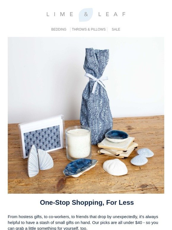 Lime & Leaf Gifts Under $40 - Shop Our Guide!