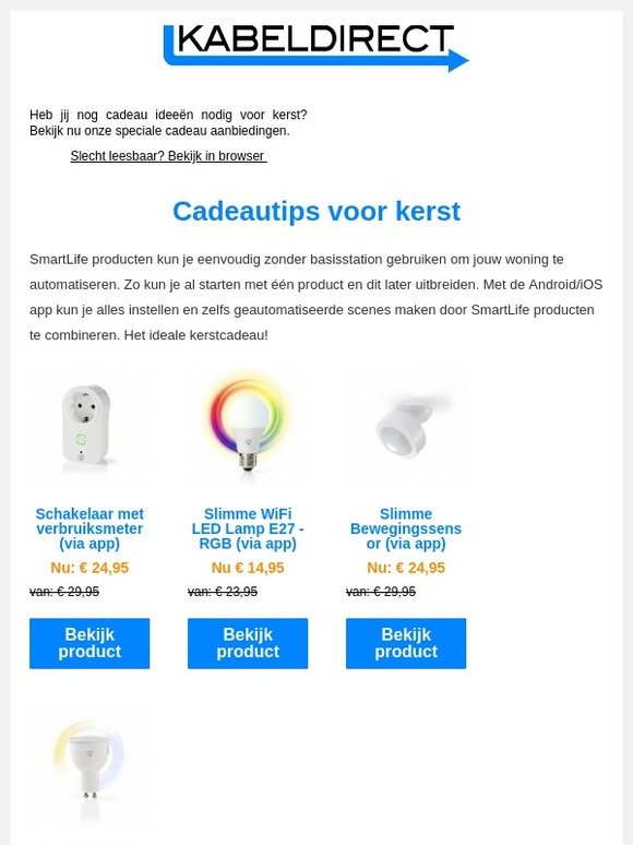 🎁 Cadeau ideeën voor Kerst 🎅