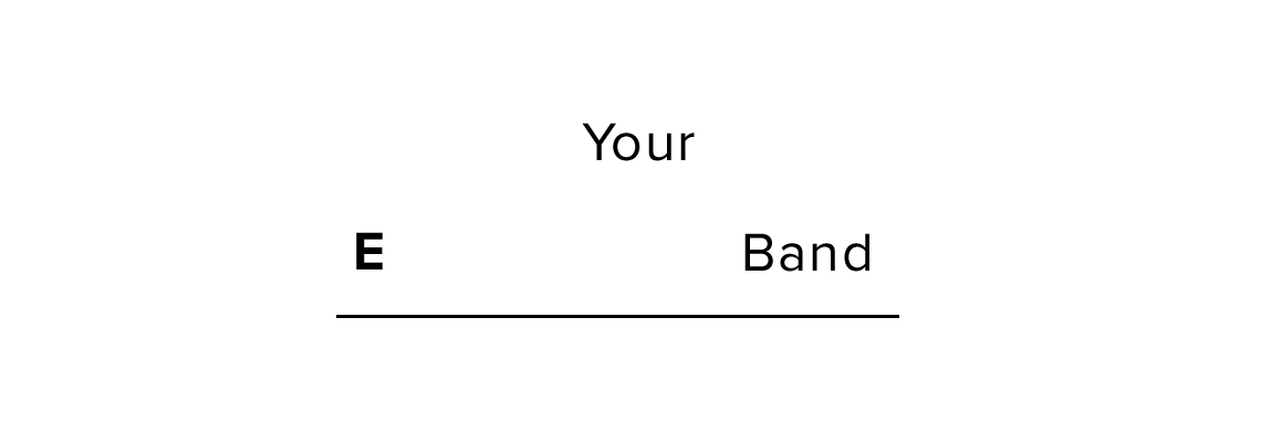 Your engagement, wedding and everyday band.