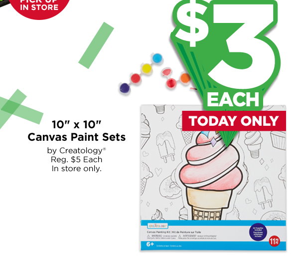 10x10 Canvas Paint Sets