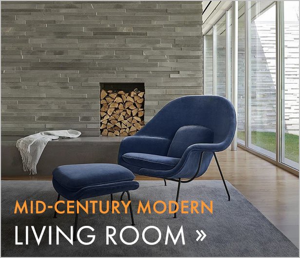 Mid-Century Modern Living Room.