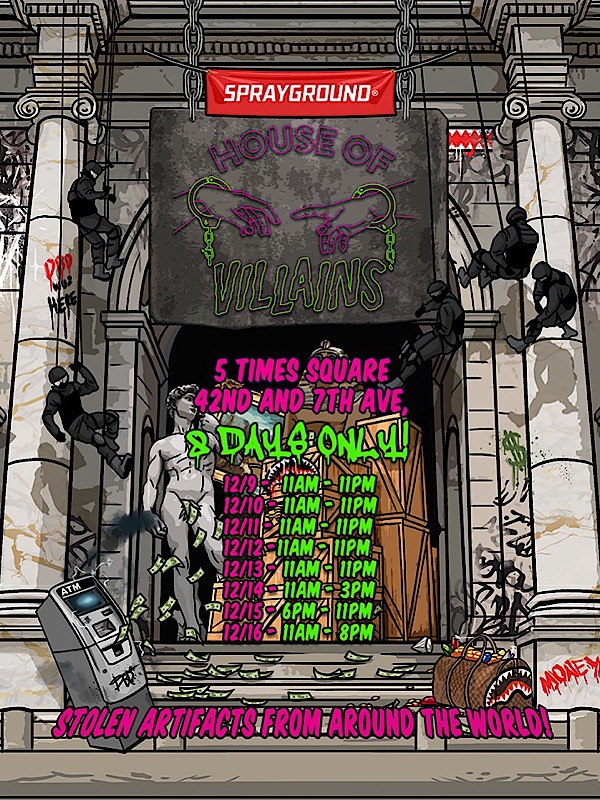 sprayground times square