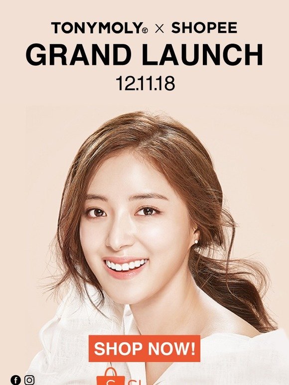 TonyMoly x Shopee Launch