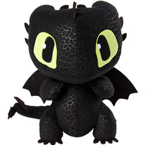Dragons 3 - Squeeze & Growl Plüschfigur Ohnezahn