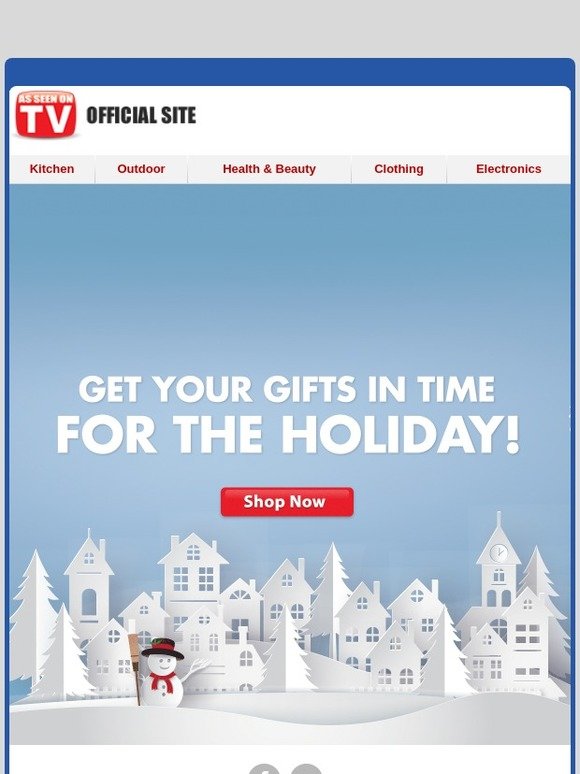 Get the Perfect Gifts in Time for The Holidays!