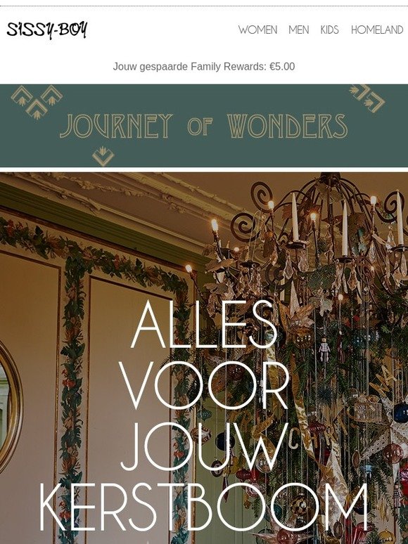 Alles voor een unieke kerstboom »