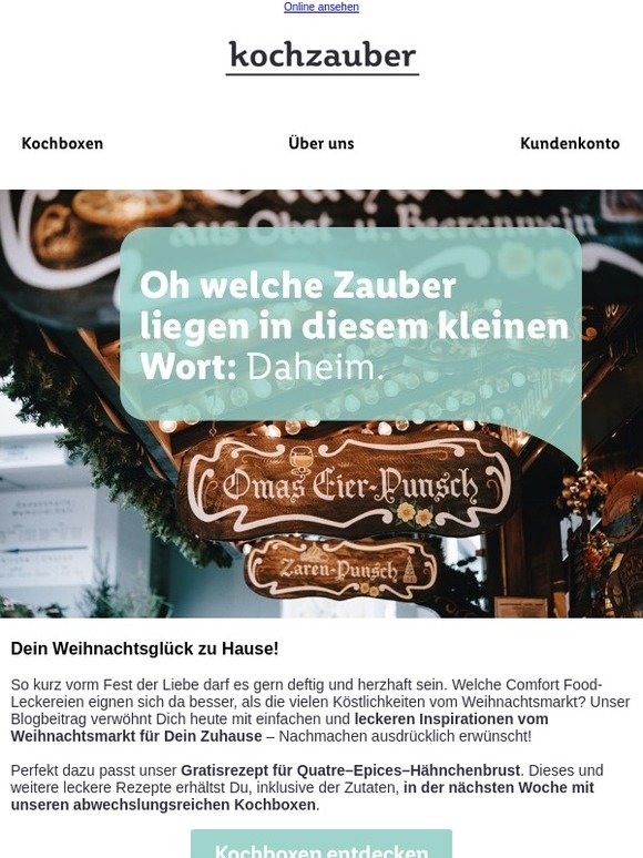 ★ Das Beste vom Weihnachtsmarkt daheim!