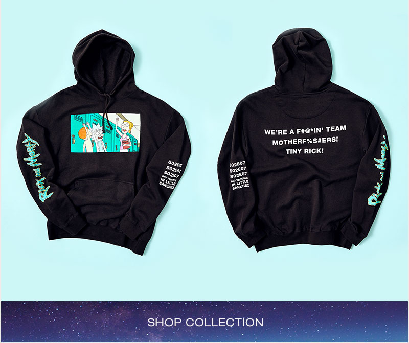 rick and morty hoodie pacsun