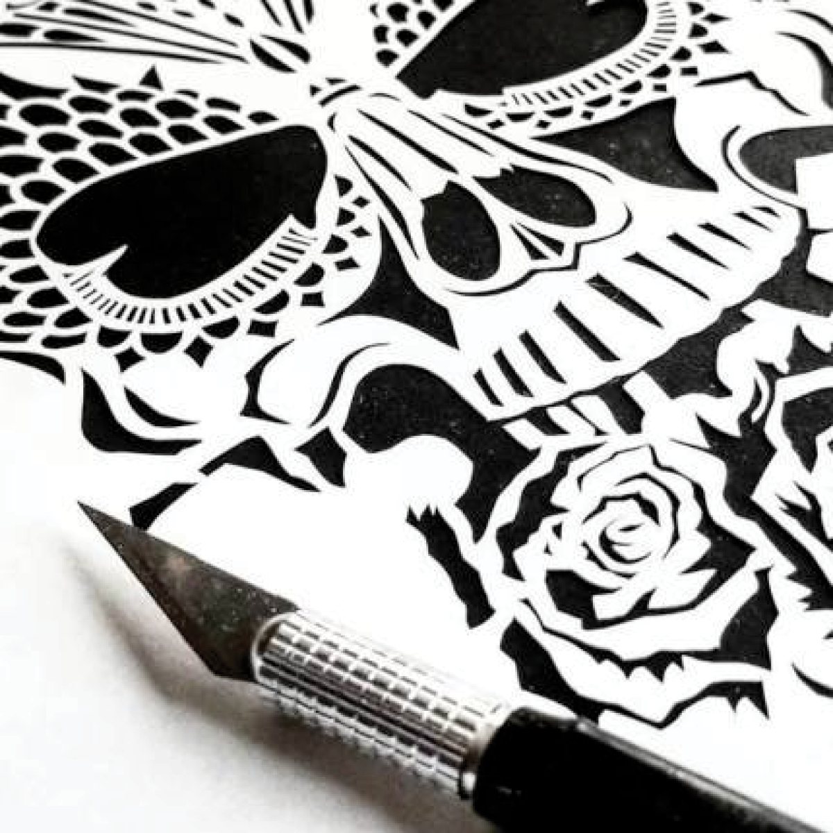 Spray Creating Stencil Art Background & Brief Tutorial + New Blog Posts! Milled