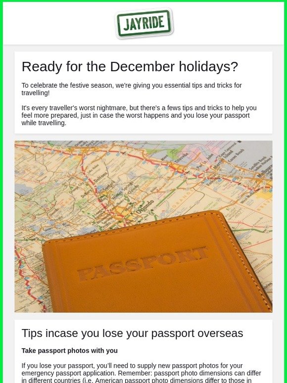 Do you know what to do if you lose your passport overseas?