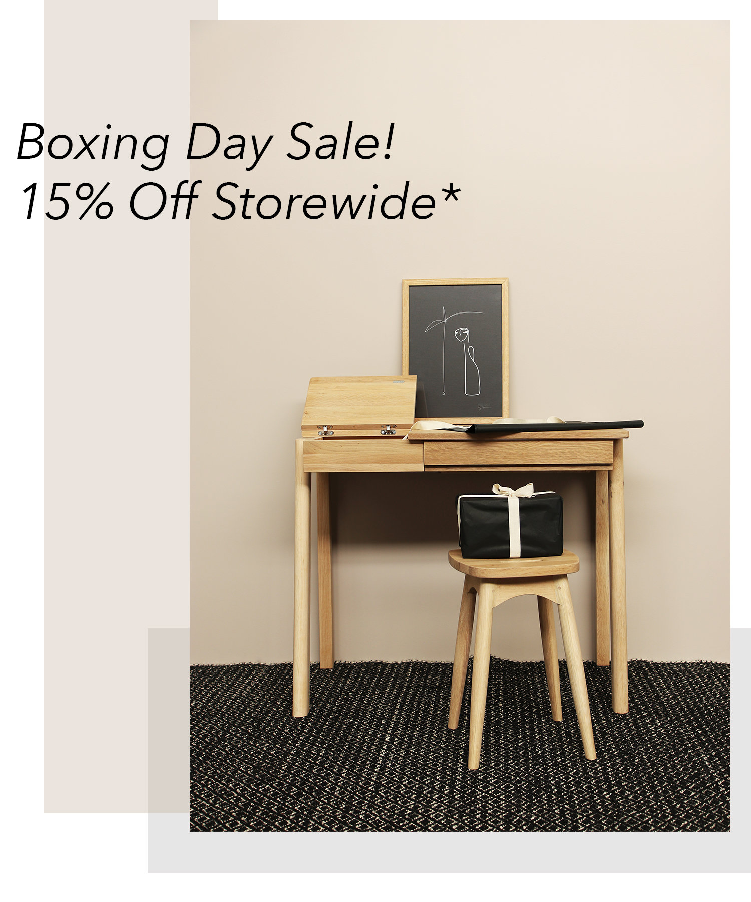 boxing day sale desk