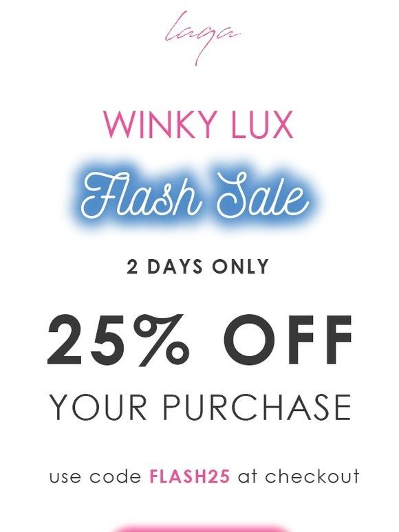 Meet Winky Lux + Save 2️⃣5️⃣% off your purchase