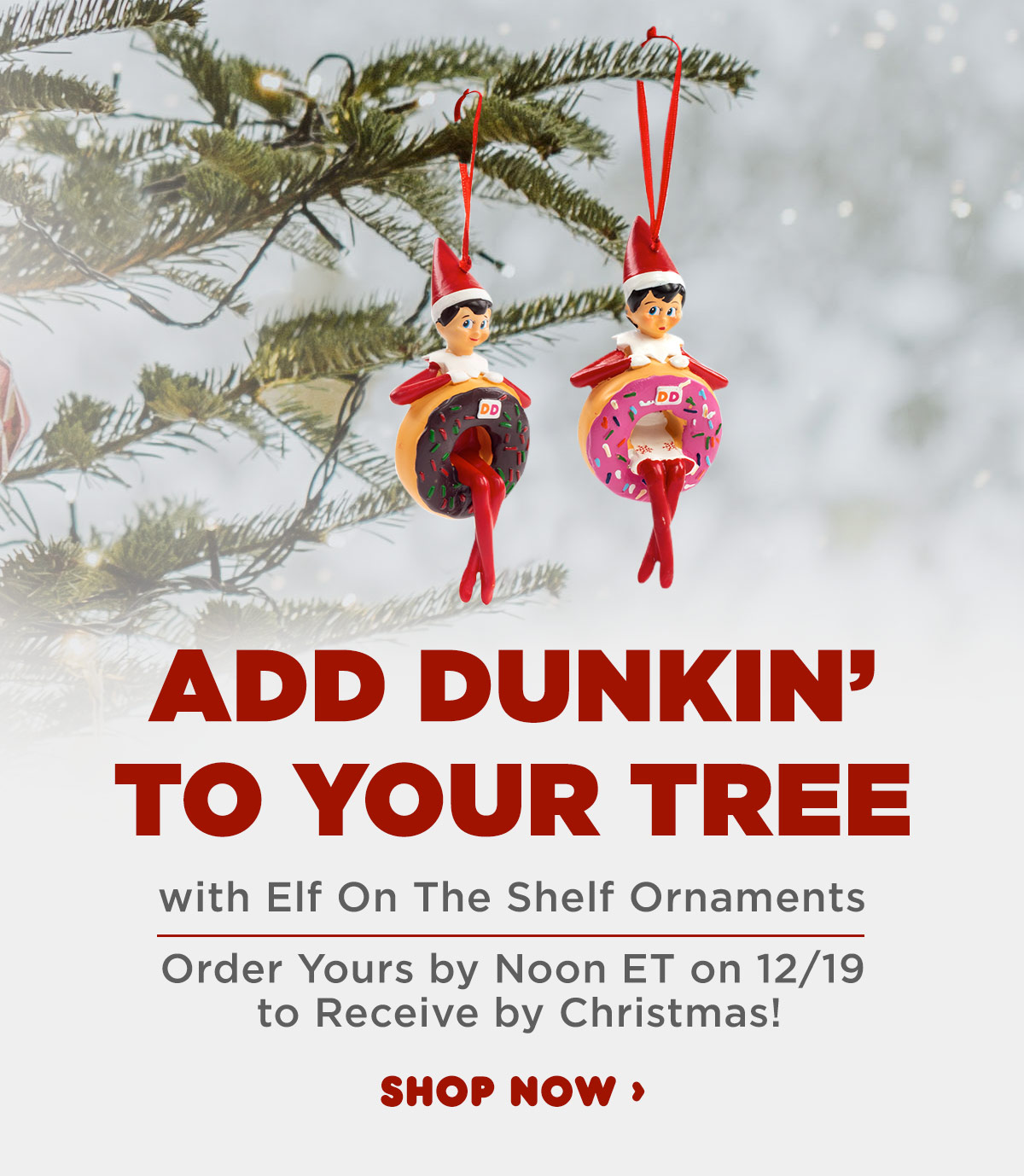 dunkin donuts christmas tree ornaments