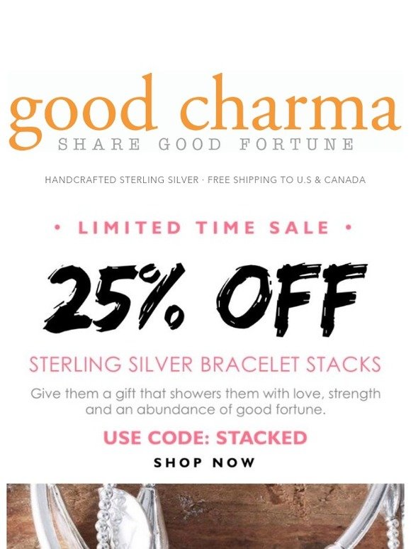 Tick Tock! Shop 25% Off Bracelet Sets!