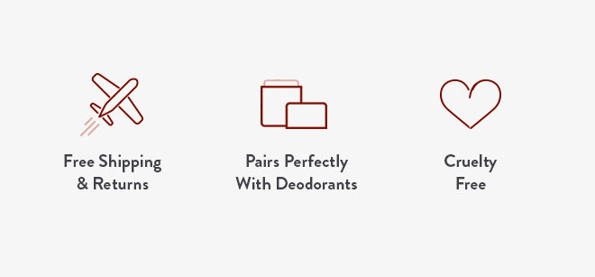 Free Shipping & Returns Pairs Perfectly With Deodorants Cruelty Free
