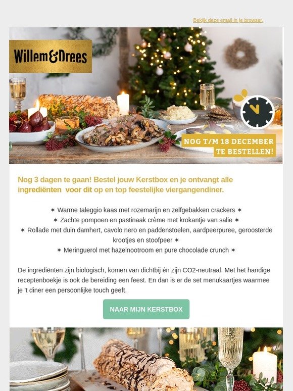 Nog 3 dagen te bestellen! 🎄