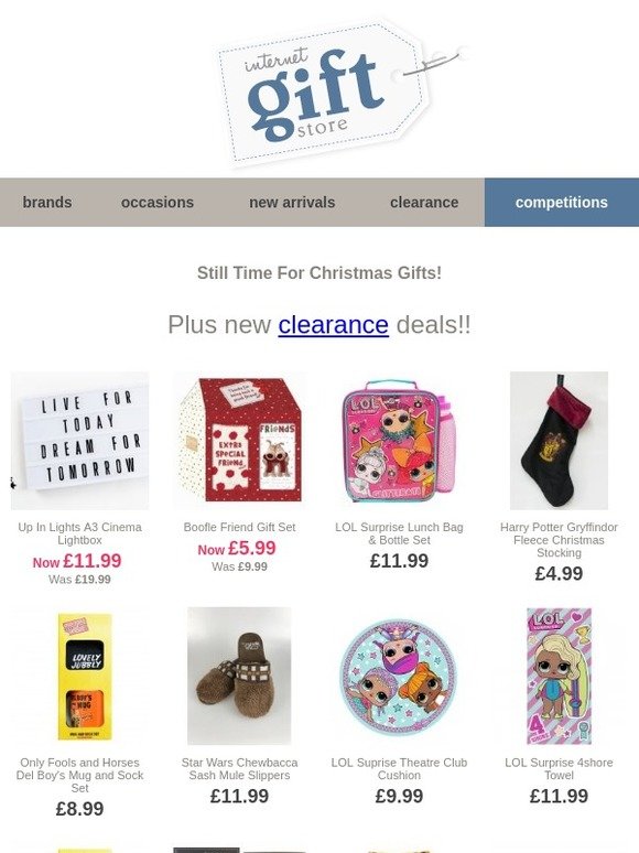 Still Time For Christmas Gifts!