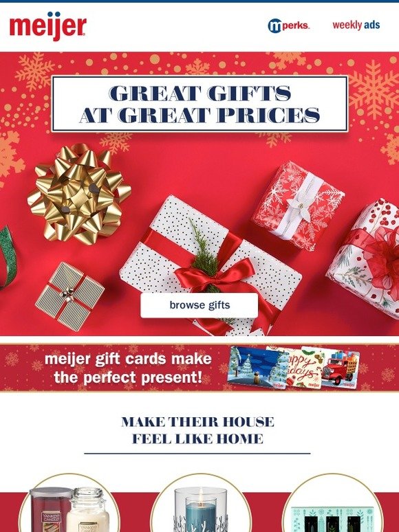 Meijer: Great Gifts For The Holiday Season 